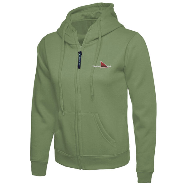 Paignton Ladies Zipped Hoodie 1 logo Thumbnail